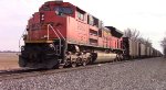 BNSF coal train DPU